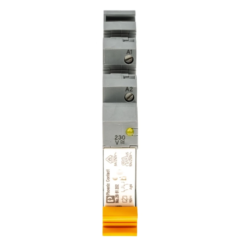 Phoenix Contact Interface Relay Module DPDT, DIN Rail, 230V AC Coil, Silver Alloy Contacts, Model 2967099