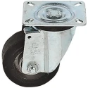 LAG Swivel Castor 150 kg Load Capacity 100 mm Rubber Wheel Galvanised Steel Frame 16628