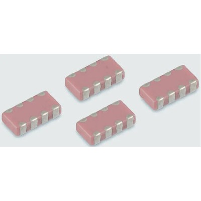 Yageo Array Capacitor 220 pF 50V dc -5% Tolerance 4 Way C0G Dielectric Surface Mount 0612 CA0612JRNPO9BN221