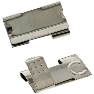 Keystone Battery Contact for AAA Battery Size Snap-in Mount Button and Leaf Spring Termination 291