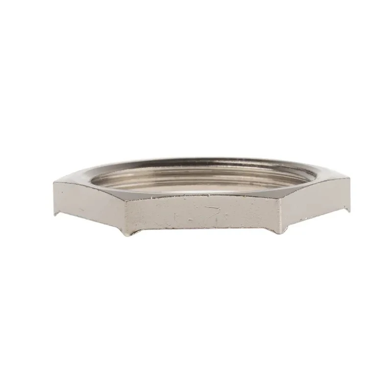 Lapp Silver Nickel Plated Brass Cable Gland Locknut M32 Thread 52103340