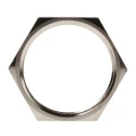 Lapp Silver Nickel Plated Brass Cable Gland Locknut M32 Thread 52103340