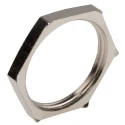 Lapp Silver Nickel Plated Brass Cable Gland Locknut M32 Thread 52103340