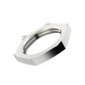Lapp Silver Nickel Plated Brass Cable Gland Locknut M32 Thread 52103340