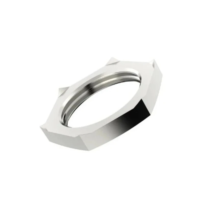 Lapp Silver Nickel Plated Brass Cable Gland Locknut M32 Thread 52103340
