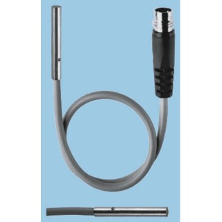Baumer Barrel Inductive Proximity Sensor, PNP Output, 30 V DC, 100mA, 0.8mm Detection, Stainless Steel IFRM 03P1501/KS35L