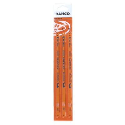Bahco 300 mm Bi-Metal Multi Material Hacksaw Blade, 18 TPI 3906-300-3P