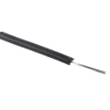 RS PRO Black 0.33 mm² Hook Up Wire, 22 AWG, 17/0.16 mm Core Strands, 2.4 mm Diameter, 100 m Length, Polyethylene 872-4394
