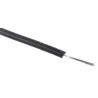 RS PRO Black 0.33 mm² Hook Up Wire, 22 AWG, 17/0.16 mm Core Strands, 2.4 mm Diameter, 100 m Length, Polyethylene 872-4394