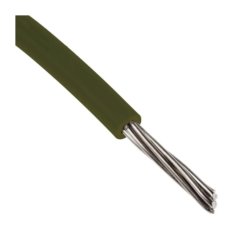 RS PRO Brown 0.13 mm² Hook Up Wire, 26 AWG, 7/0.16 mm Strands, 100 m Length, Modified Polyphenylene Ether Jacket 872-4467
