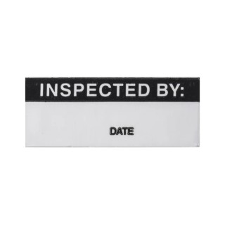 RS PRO Adhesive Pre-Printed Adhesive Label Inspected By Self-Adhesive Aluminium Foil 38mm x 15mm Pack of 140 445-3650