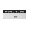 RS PRO Adhesive Pre-Printed Adhesive Label Inspected By Self-Adhesive Aluminium Foil 38mm x 15mm Pack of 140 445-3650