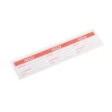 RS PRO Pre-Printed Adhesive Vinyl Label Red Text Hold 70mm x 38mm 30 Per Pack 445-4029