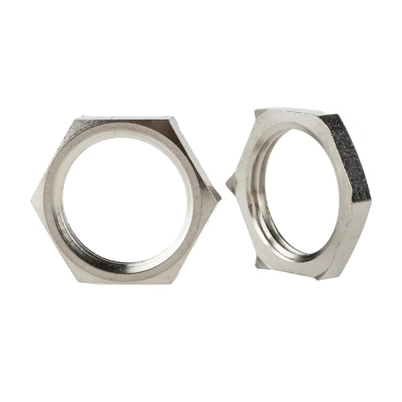 Lapp Silver Nickel Plated Brass Cable Gland Locknut PG13.5 Thread 52103230