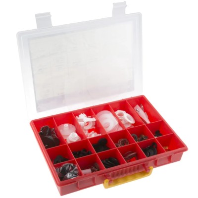 RS PRO Washer & Seal Kit in Moulded Box with 18 Compartments United Kingdom 445-3379