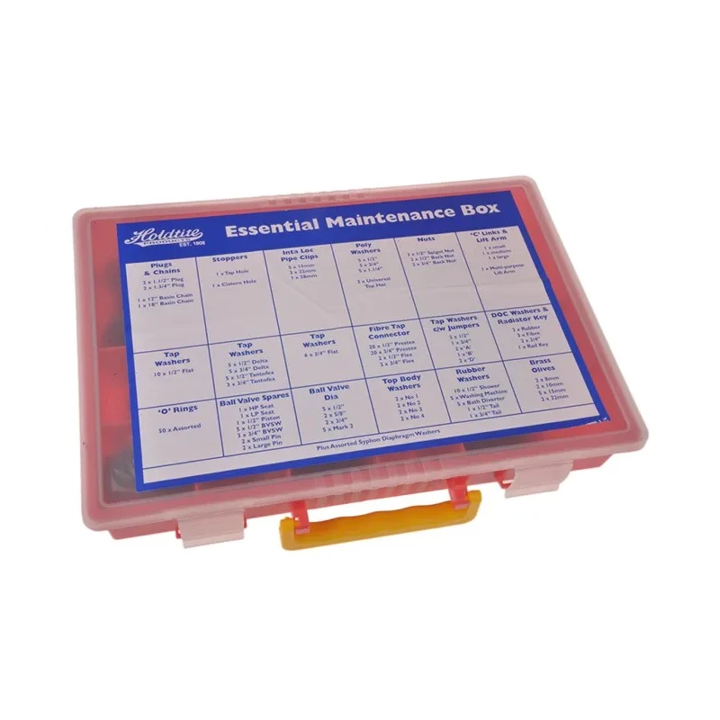 RS PRO Washer & Seal Kit in Moulded Box with 18 Compartments United Kingdom 445-3379