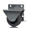 RS PRO Fixed Castor Wheel 50 mm Diameter, 20 kg Load Capacity, Rubber Wheel, 304 Stainless Steel Frame 446-2058