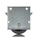 RS PRO Fixed Castor Wheel 50 mm Diameter, 20 kg Load Capacity, Rubber Wheel, 304 Stainless Steel Frame 446-2058
