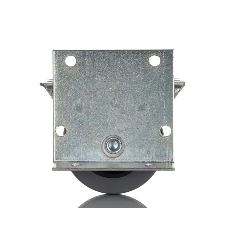 RS PRO Fixed Castor Wheel 50 mm Diameter, 20 kg Load Capacity, Rubber Wheel, 304 Stainless Steel Frame 446-2058