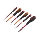 Bahco Insulated Phillips, Pozidriv and Slotted Screwdriver Set 6-Piece BE-9884S