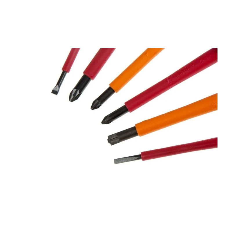 Bahco Insulated Phillips, Pozidriv and Slotted Screwdriver Set 6-Piece BE-9884S