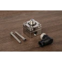 RS PRO Oval Gear Flow Meter 0.01L/min to 4L/min, 1/4 in BSP Connection, Stainless Steel Body, Viton O-ring, IP67 447-4449