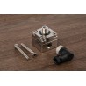 RS PRO Oval Gear Flow Meter 0.01L/min to 4L/min, 1/4 in BSP Connection, Stainless Steel Body, Viton O-ring, IP67 447-4449