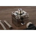 RS PRO Oval Gear Flow Meter 0.01L/min to 4L/min, 1/4 in BSP Connection, Stainless Steel Body, Viton O-ring, IP67 447-4449
