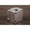RS PRO Oval Gear Flow Meter 0.01L/min to 4L/min, 1/4 in BSP Connection, Stainless Steel Body, Viton O-ring, IP67 447-4449