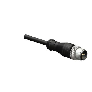 RS PRO Sensor Actuator Cable Male 5 Way M12 Connector to Unterminated, 2 m, Polyurethane Jacket, Black, IP67, 60V 877-1163