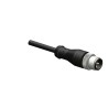 RS PRO Sensor Actuator Cable Male 5 Way M12 Connector to Unterminated, 2 m, Polyurethane Jacket, Black, IP67, 60V 877-1163