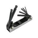 RS PRO 7 Piece Folding Imperial Hex Key Set, Hex Size 3/32 to 5/16 in 450-1046