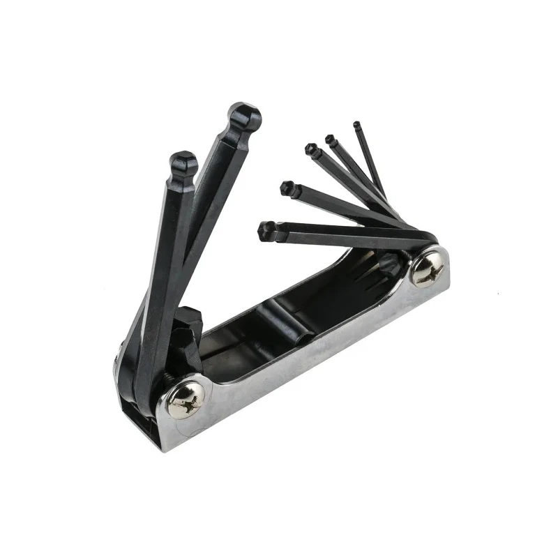 RS PRO 7 Piece Folding Imperial Hex Key Set, Hex Size 3/32 to 5/16 in 450-1046