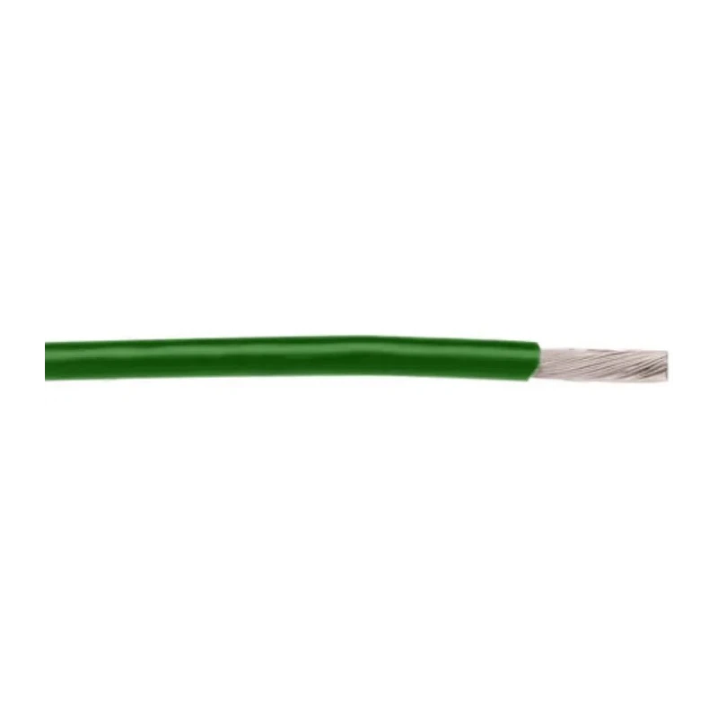 Alpha Wire Hook Up Wire TEFLON Series Green 0.2 mm², 24 AWG, Silver Plated Copper 19x0.13 mm Strands, 30 m 5874 GR005