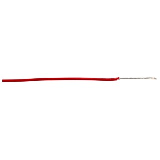 Alpha Wire Hook Up Wire TEFLON Series Red 0.15 mm², 26 AWG, 19/38 Strands, 100 ft, 250V, 200°C 2843/19 RD005