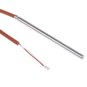 Correge PT100 RTD Sensor 6 mm Diameter, 100 mm Length, 2 Wire, Class A Accuracy, 200 °C Max PT100 Model 
