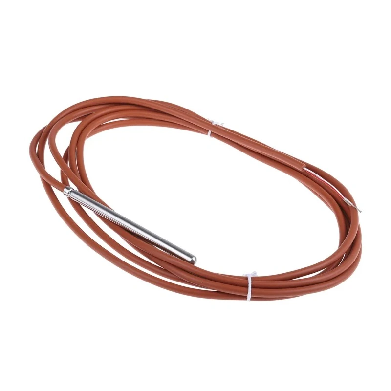 Correge PT100 RTD Sensor 6 mm Diameter, 100 mm Length, 2 Wire, Class A Accuracy, 200 °C Max PT100 Model 
