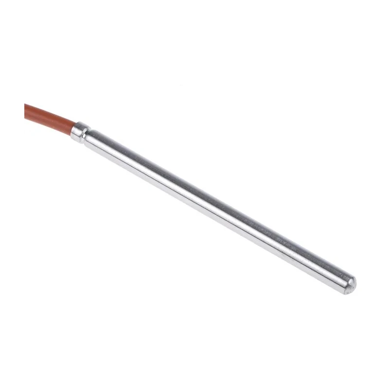 Correge PT100 RTD Sensor 6 mm Diameter, 100 mm Length, 2 Wire, Class A Accuracy, 200 °C Max PT100 Model 
