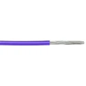 Alpha Wire Hook Up Wire TEFLON Series Purple 0.2 mm², 24 AWG, 19/0.13 mm Core Strands, 30 m, 600 V, 200°C 5854 VI005