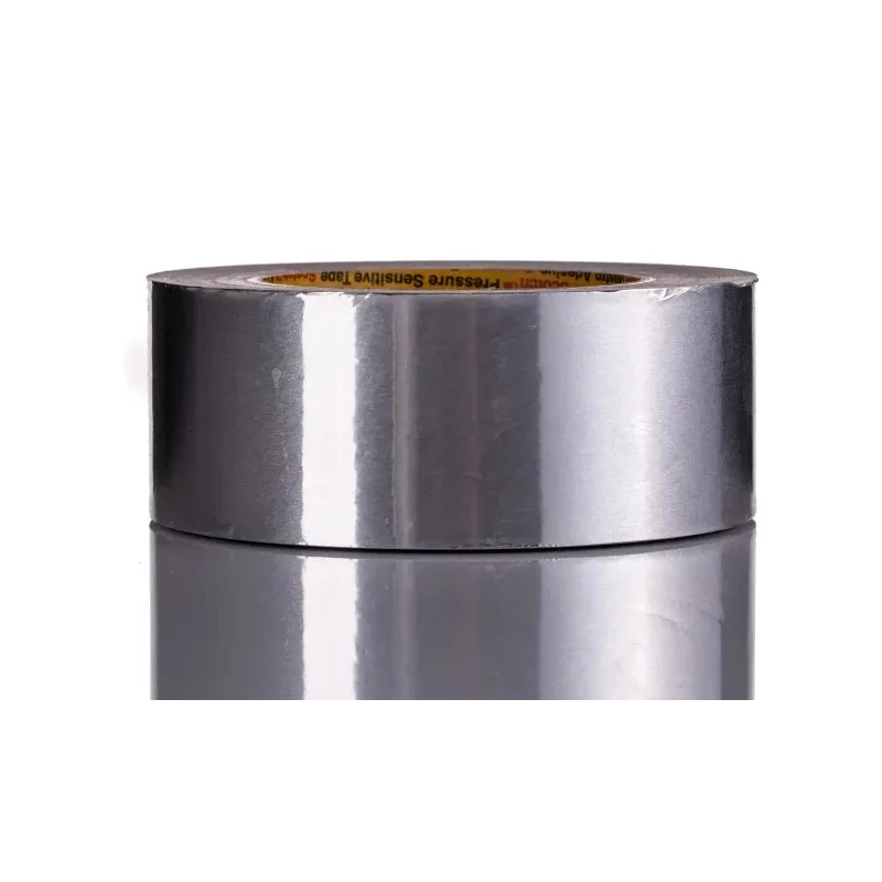 3M Conductive Metallic Tape Soft Aluminium Foil Backing 50mm x 50m 70°C Max Adhesive Rubber 1436 50X50