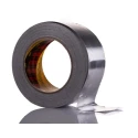 3M Conductive Metallic Tape Soft Aluminium Foil Backing 50mm x 50m 70°C Max Adhesive Rubber 1436 50X50