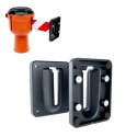 Skipper Black Magnetic Receiver Clip Safety Barrier Attachment 80mm M/Receiver01