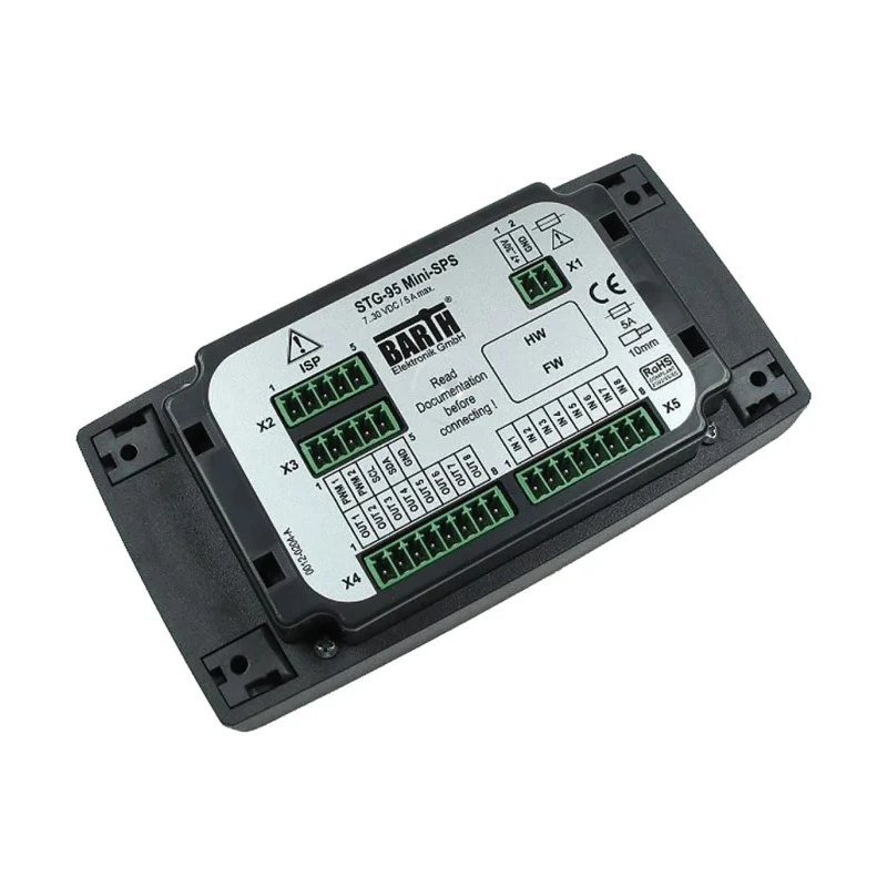 BARTH lococube mini-PLC Series PLC I/O Module, 8-Input Analogue and Digital, 8-Output Analogue, 32.7V dc, Panel 0850-0095