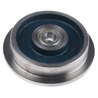 LAG Blue Cast Iron Trolley Wheel with Ball Bearing, 105mm Diameter, 250kg Load Capacity, Model 1101 CC