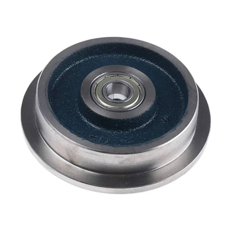 LAG Blue Cast Iron Trolley Wheel with Ball Bearing, 105mm Diameter, 250kg Load Capacity, Model 1101 CC