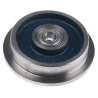LAG Blue Cast Iron Trolley Wheel with Ball Bearing, 105mm Diameter, 250kg Load Capacity, Model 1101 CC