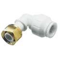 John Guest Plastic Pipe Fitting, 90° 1/2 in BSP Tap Adapter PEMBTC1514