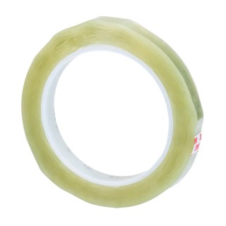 3M 3M Tape 5 Clear Polyethylene Terephthalate Electrical Tape, 12mm x 66m T512