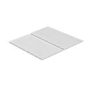 Velcro White Hook & Loop Tape 50mm x 100mm Rubber Resin Heavy Duty Self Adhesive Strips EC60240