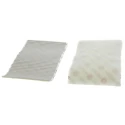 Velcro White Hook & Loop Tape 50mm x 100mm Rubber Resin Heavy Duty Self Adhesive Strips EC60240